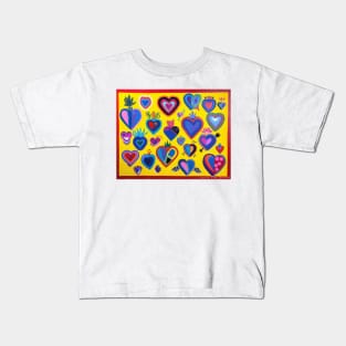 Corazones de Colores Kids T-Shirt